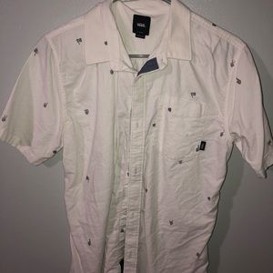 Vans button up t-shirt